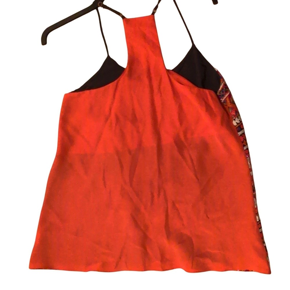 Nell Womens Sequin Geometric Racerback Camisole Top Y2k Bohemian Sparkle Size S - Picture 4 of 11